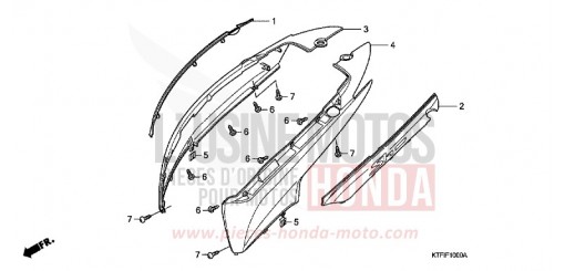 HOUSSE DE CARROSSERIE SH125A de 2010